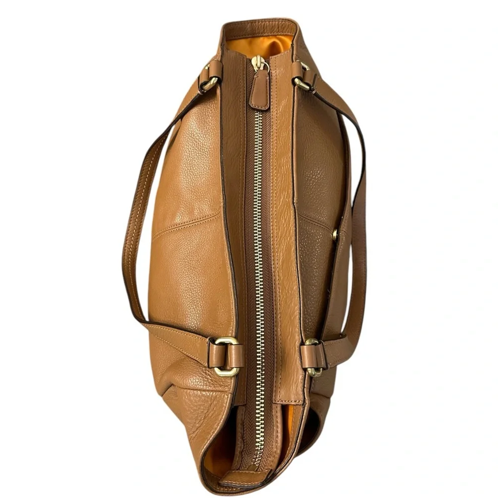 Coach Brown Leather Tote Bag - Picture 5 of 6